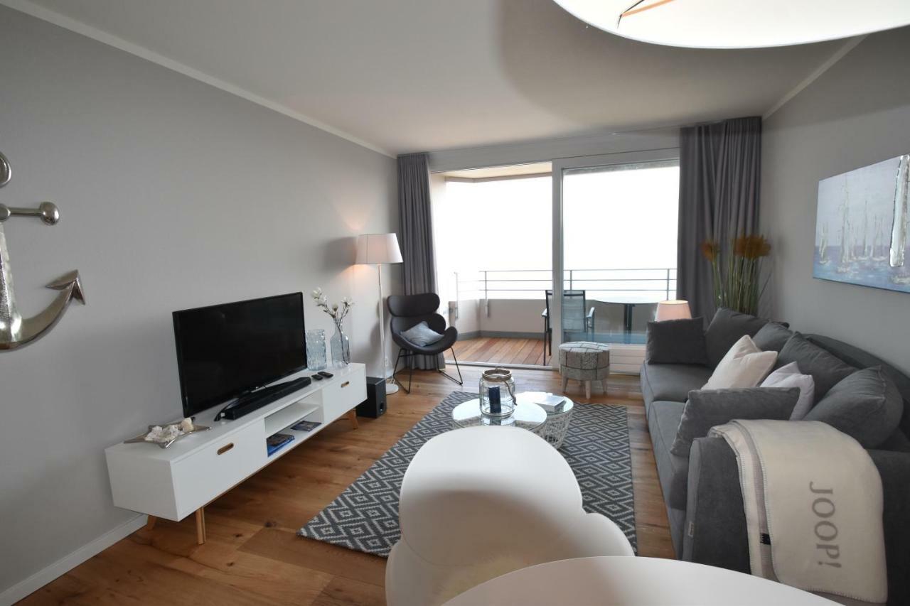 Fewo1846 - Intermar Lina K - Luxurioeses Apartment Im 6 Og Mit Balkon Und Meerblick Glücksburg Esterno foto